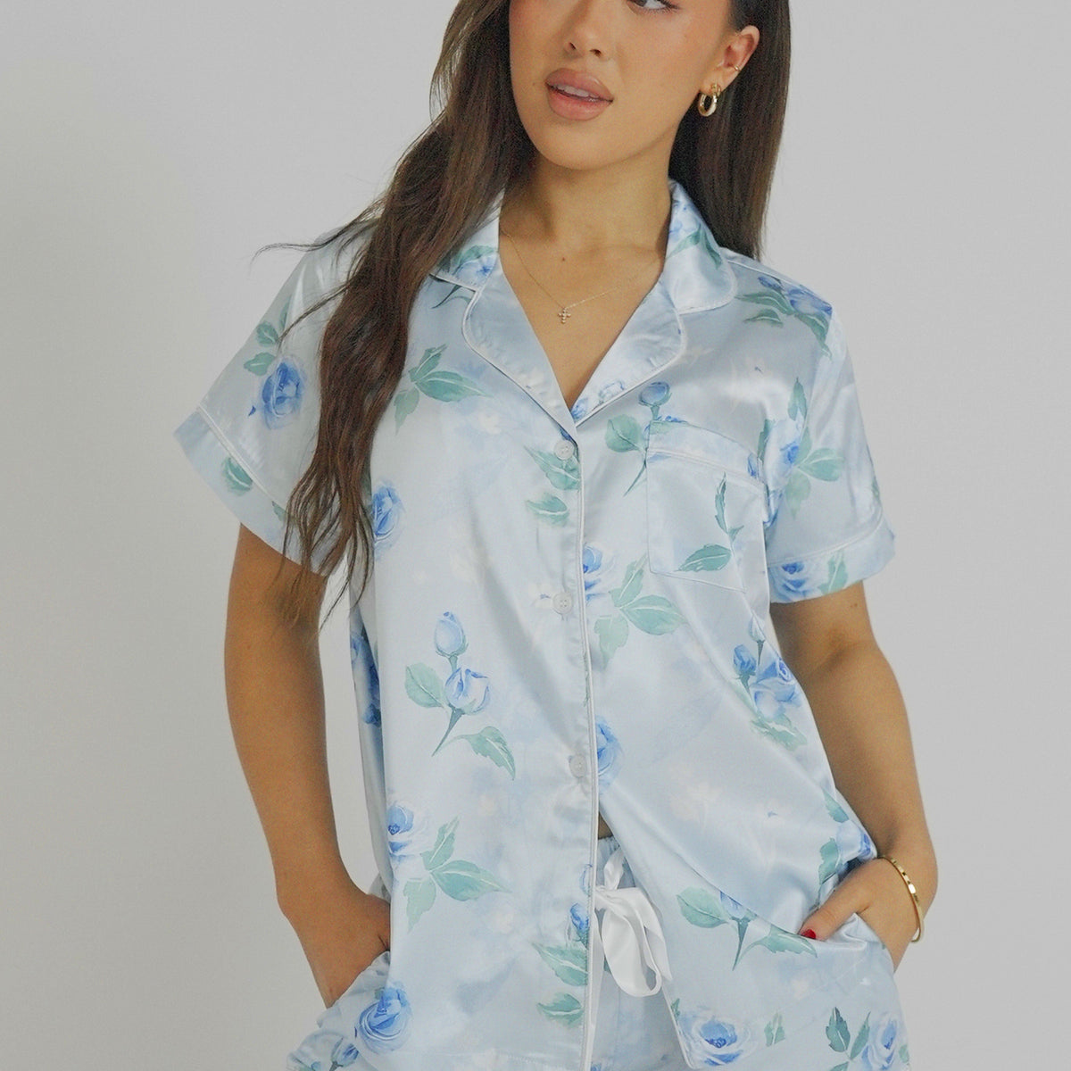 QUEEN OF SLEEP LS PYJAMA SET ROSA