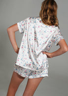 Night Sweet Thing Girls Sail Away Short Satin Short Pajama Set Kids