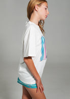 Night Sweet Thing Girls Ocean Drift T-Shirt & Short Pants PJ Set Satin T-Shirt Pajama Set Kids