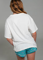 Night Sweet Thing Girls Ocean Drift T-Shirt & Short Pants PJ Set Satin T-Shirt Pajama Set Kids