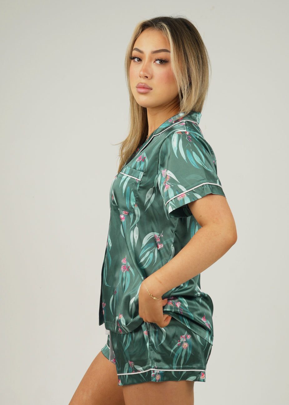 Australian Native Satin Short Pajama Set – Comfortable & Stylish ...